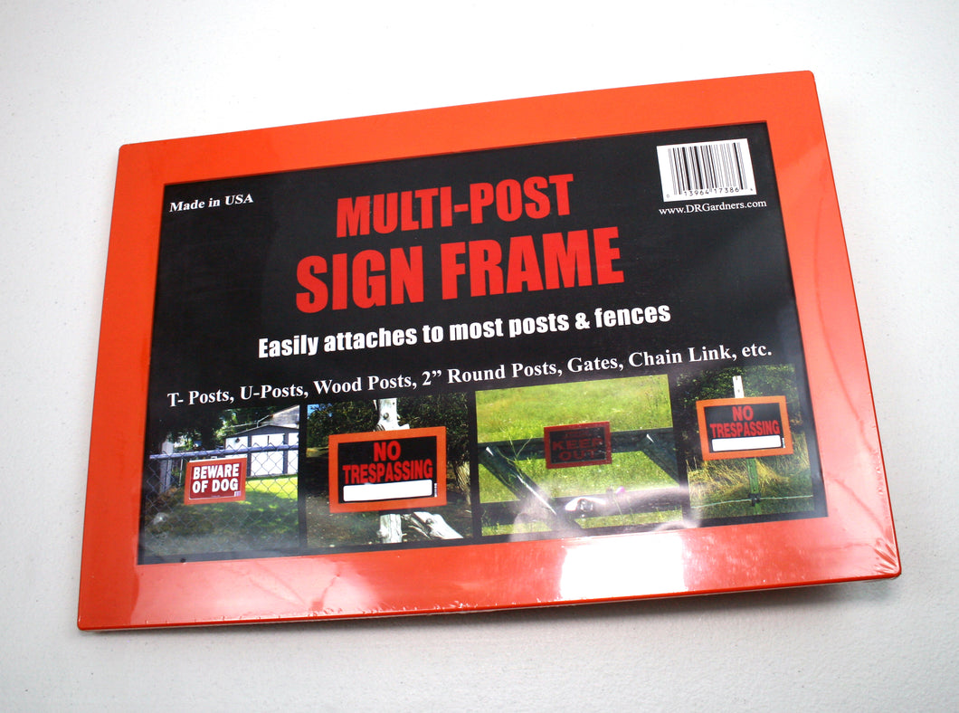multi post sign frame product image